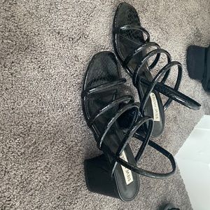 Stele Madden Black Heels NWOB